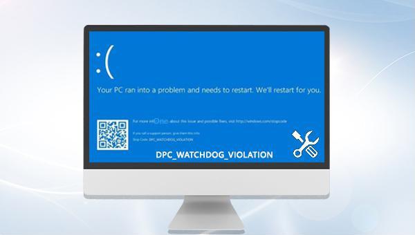 correggere l'errore DPC WATCHDOG VIOLATION su Windows 10