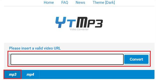 Strumento per il download online di ytmp3