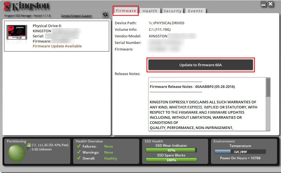 Kingston SSD Manager