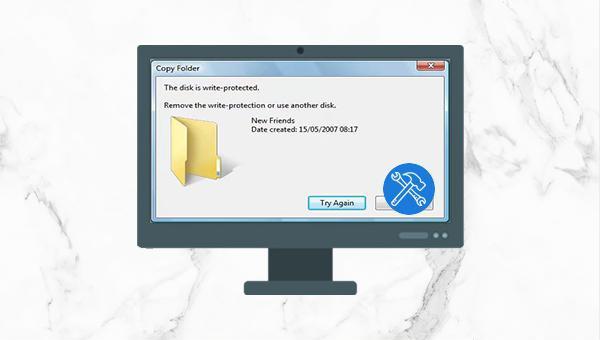 Impossibile copiare i file su usb