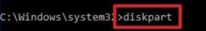 accesso a diskpart da cmd