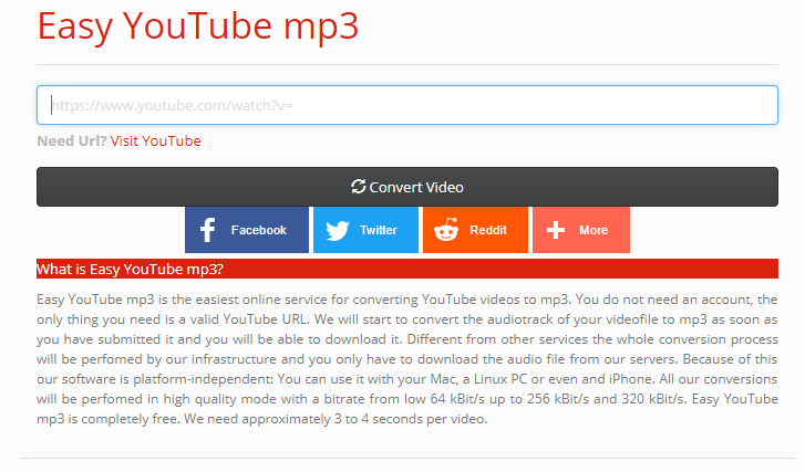 scaricare audio su youtube facile mp3