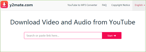 convertire video youtube online in mp3 su y2mate