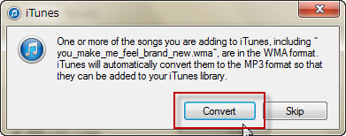 itunes converte automaticamente wav in mp3