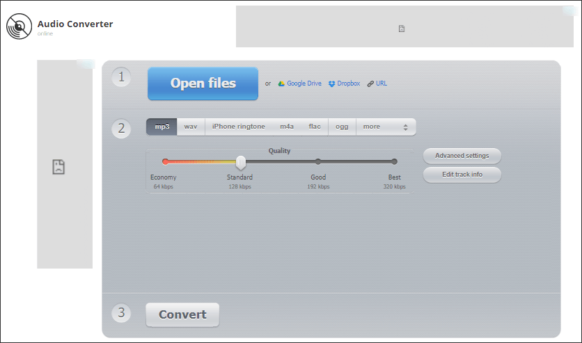 utilizzare il convertitore audio per convertire i file audio in mp3