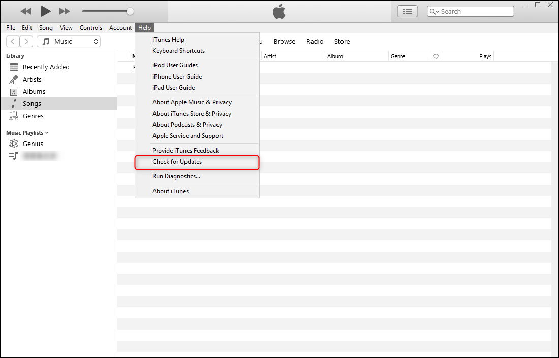 controllare se itunes deve essere aggiornato