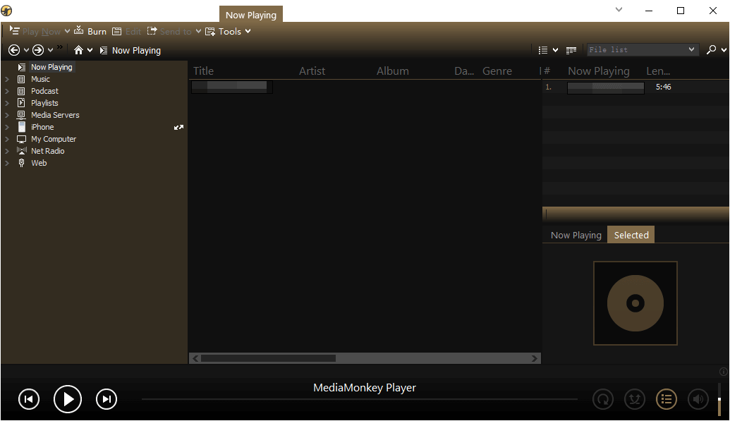 aggiungere file audio a mediamonkey