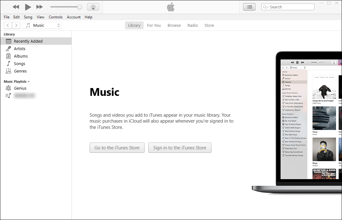 doppio clic per aprire itunes e trasferire la musica dall'iphone al computer