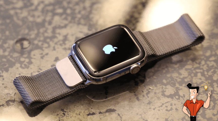 apple watch bloccato sul logo della mela