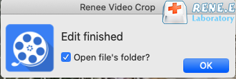 salvare file mp3 su renee video editor mac