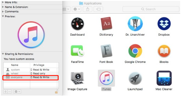 come disinstallare itunes su mac