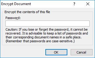 come proteggere con password excel