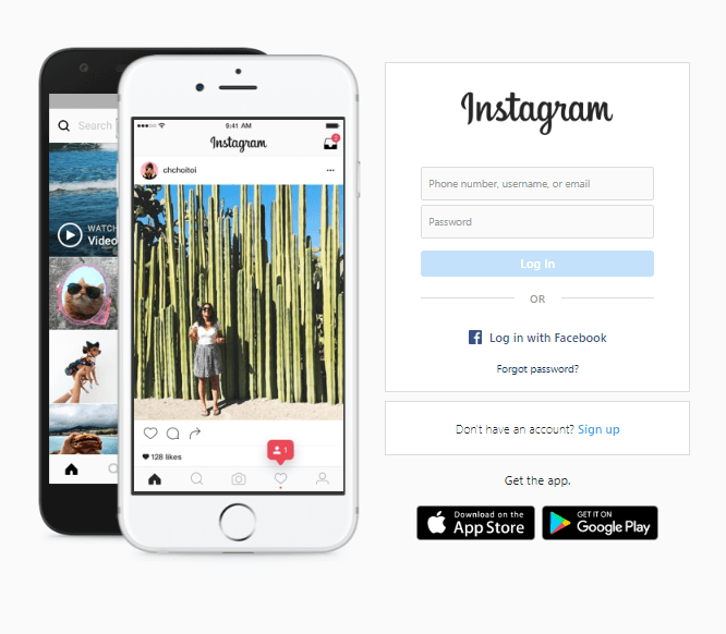 accedi per controllare il formato video di instagram