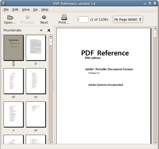 software pdf evince