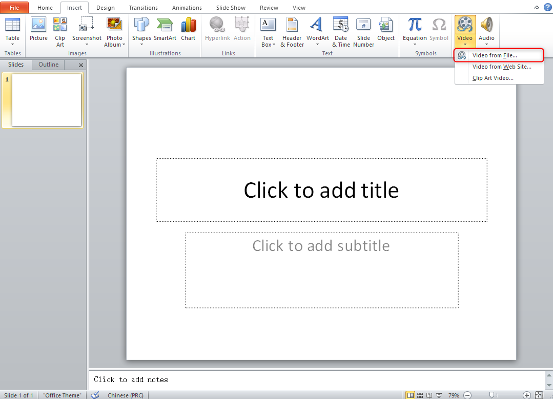 come incorporare un video in powerpoint