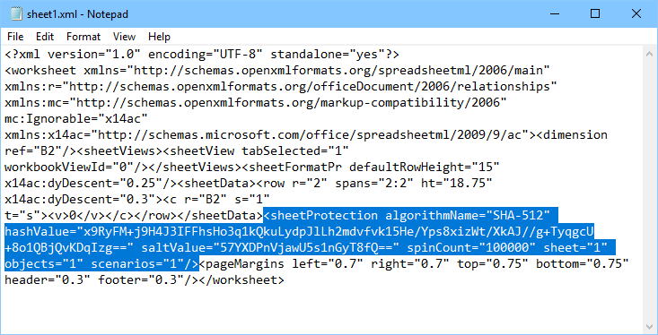 password dimenticata di excel