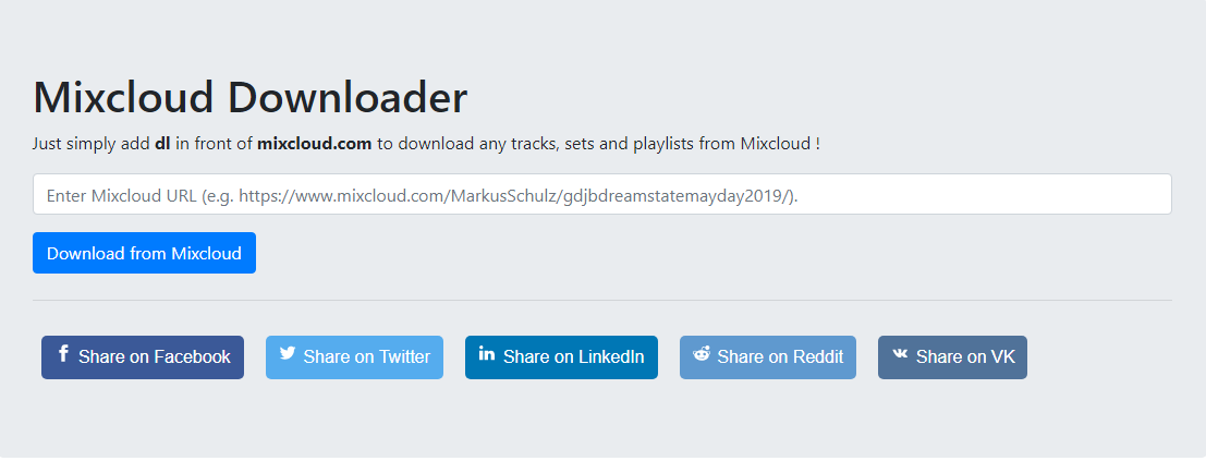 come scaricare i brani da mixcloud downloader