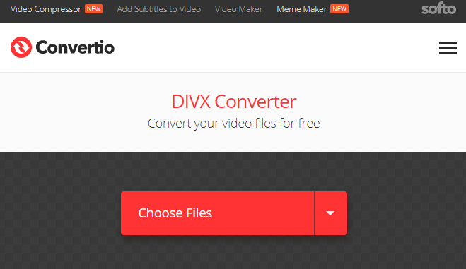 come convertire mp4 in divx online