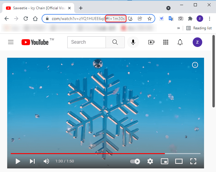 come avviare un video di youtube a una certa ora